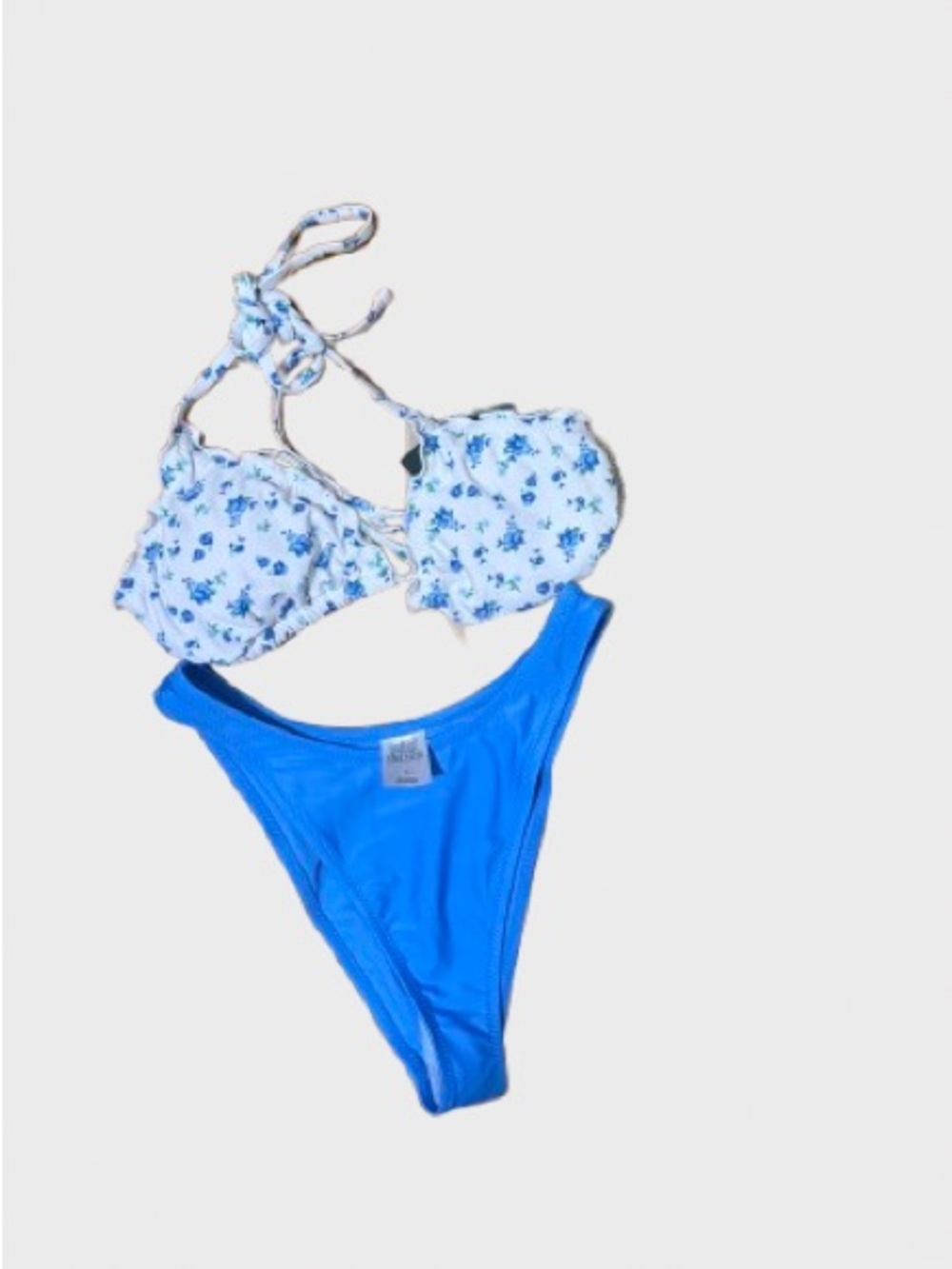 wild fable Blue & White Floral Bikini Set